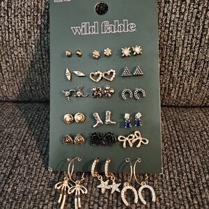 Wild Fable Gold and Silver Earring Collection